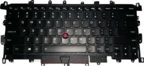 Tastierë laptopi Lenovo 00JT880, pjesë zëvendësuese, e zezë
