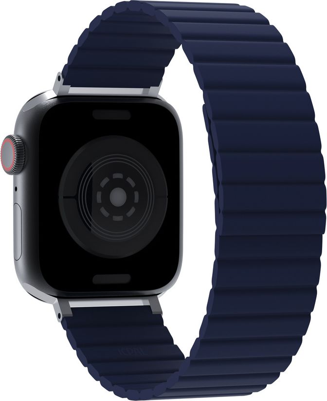 Rrip dore JCPal FlexForm për Apple Watch, 38/40/41mm, silikon, navy blue
