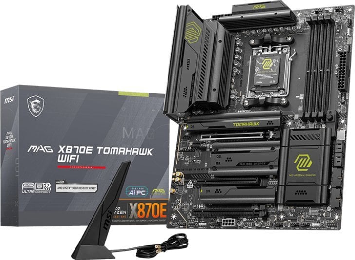 Pllakë amë MSI MAG X870E Tomahawk WIFI, AMD X870E, Socket AM5, ATX
