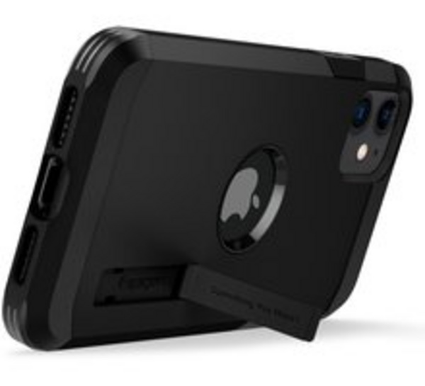 Mbrojtëse Spigen Tough Armor për iPhone 11, e zezë