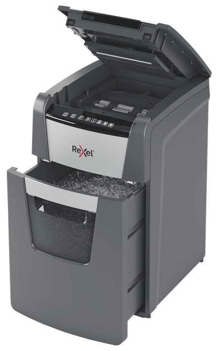 Makinë shkatërrimi dokumentesh Rexel AutoFeed+ 130X, P-4, 44L, gri