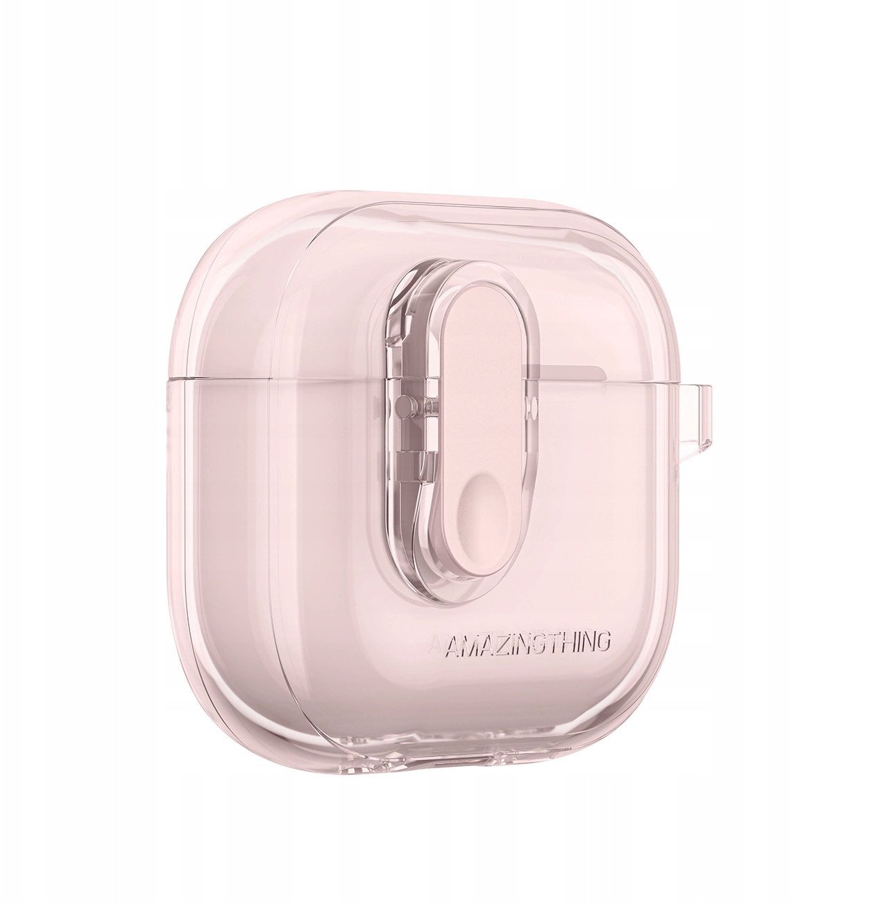 Kuti mbrojtëse AmazingThing Minimal për AirPods 4, TPU, mbështetje wireless, rozë