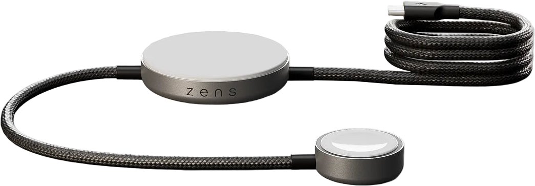Karikues wireless ZENS Charging Cable Pro 2, Qi2 15W, për iPhone dhe Apple Watch, i zi