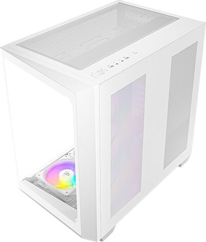 Kuti kompjuteri Antec C5, MIDI Tower, xham i temperuar, e bardhë