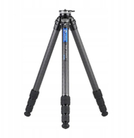 Tripod udhëtimi Leofoto LS-324CEX Pro, bazë niveli e integruar, kapacitet 15 kg, i zi