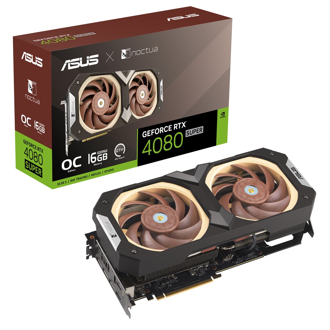 Kartelë grafike Asus GeForce RTX 4080 SUPER Noctua OC 16GB GDDR6X