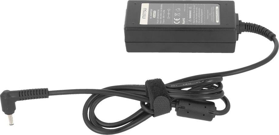 Adapter karikues për laptop Mitsu ZM/AS19175E, 33 W, 19 V 1.75 A, i zi
