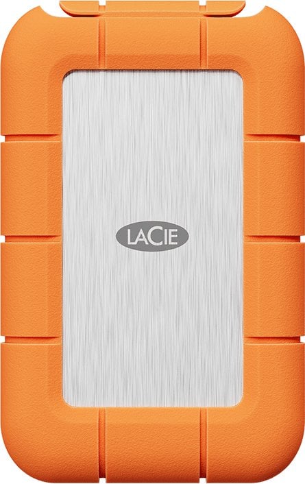 Hard disk i jashtëm LaCie STND1000400, 1TB, USB Type C 3.2 Gen 1, gri portokalli