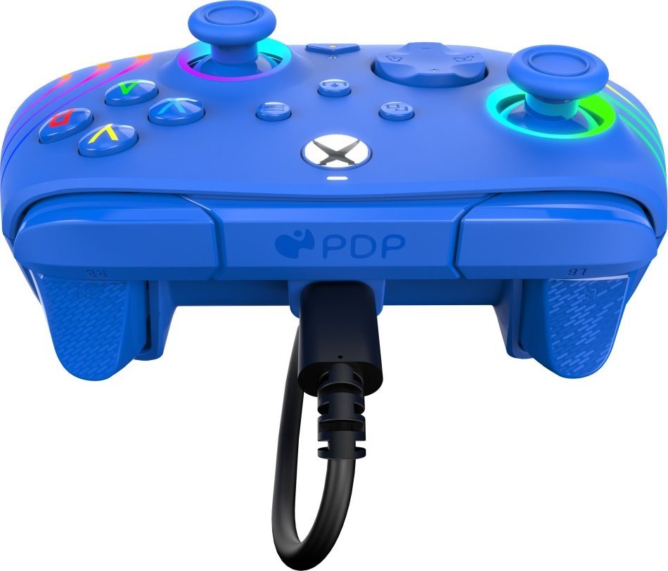 Kontroller PDP XS Afterglow WAVE, me kabllo, i kaltër