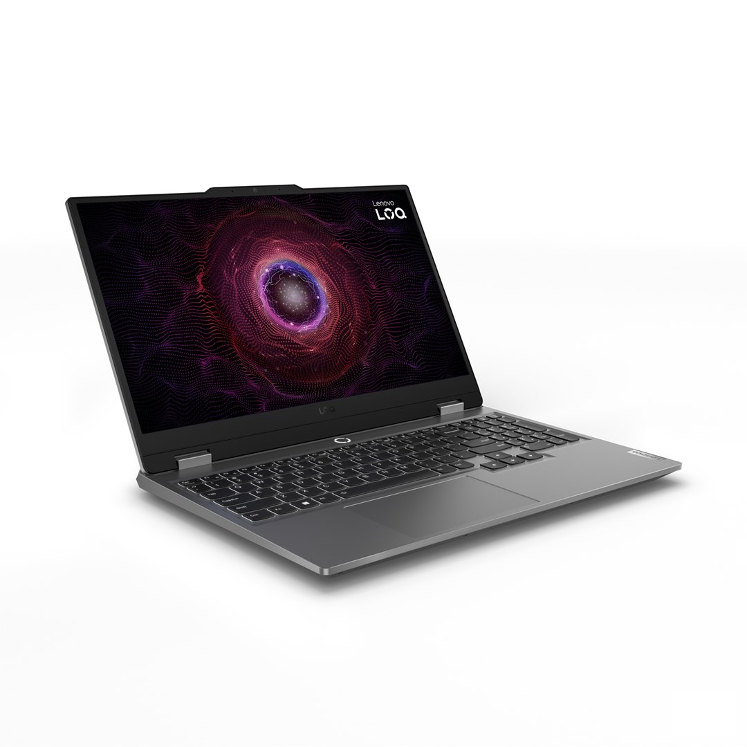 Laptop Lenovo LOQ 15AHP9, 15.6", AMD Ryzen 7 7445HS, 16GB DDR5, 512GB SSD, NVIDIA GeForce RTX 3050 6GB, i hirtë