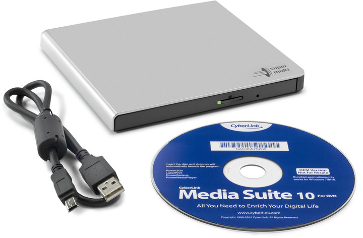 Drive optik Hitachi GP57ES40, i jashtëm, i argjendtë