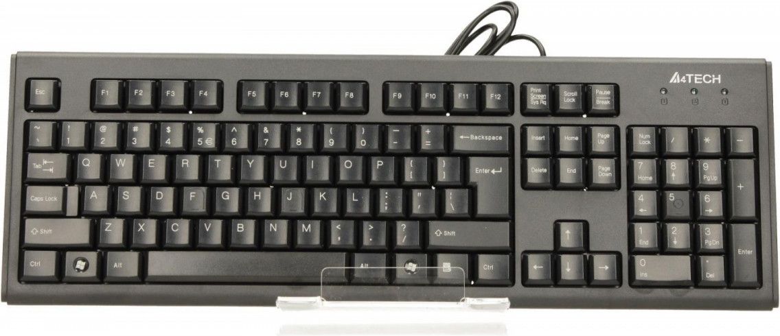 Tastierë A4Tech KR-83, me kabllo USB, 104 taste, e zezë