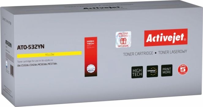 Toner printeri Activejet ATO-532YN, i verdhë