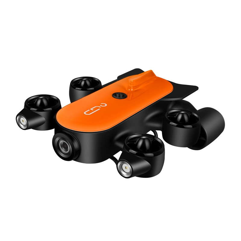 Dron nënujore Geneinno T1, 4K, 200 m, portokalli e zezë