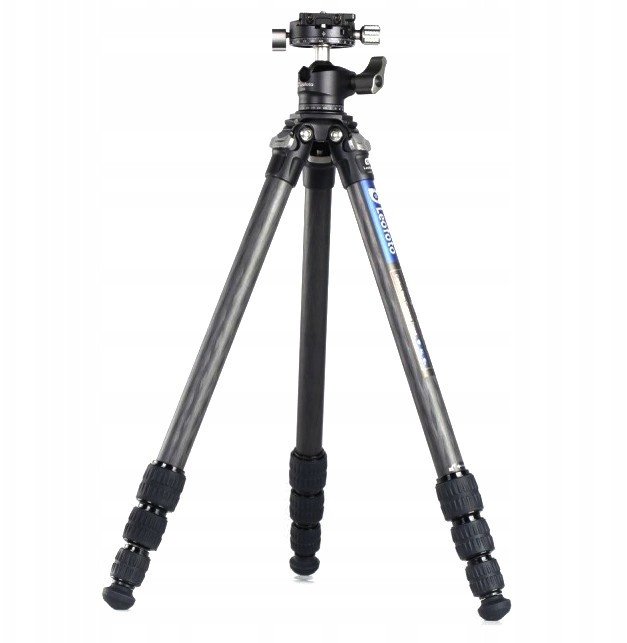 Tripod karboni Leofoto Ranger LS-224C me kokë sferike LH-25, fibër karboni, i zi