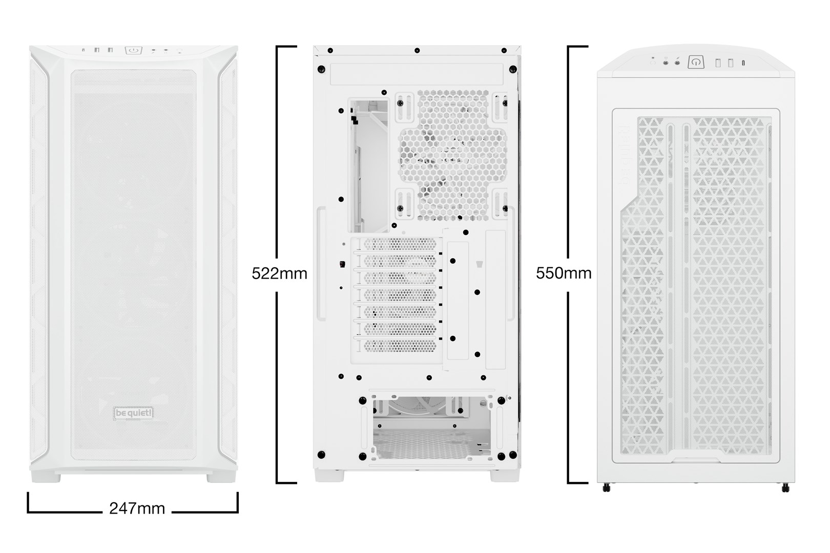 Kornizë kompjuteri be quiet! Shadow Base 800 FX BGW64, Full Tower, ARGB, xham i temperuar, e zezë