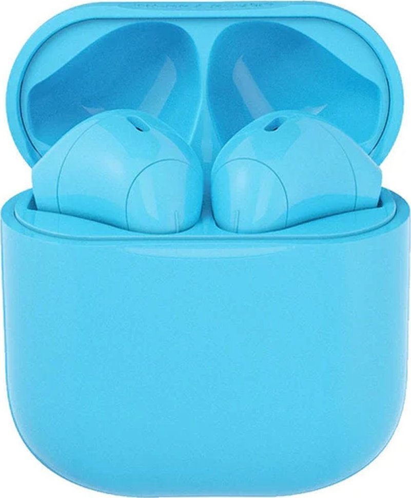 Kufje pa tela Happy Plugs Joy, True Wireless, ENC, blu