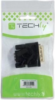 Adapter HDMI në DVI D AV Techly, video dixhital, i zi