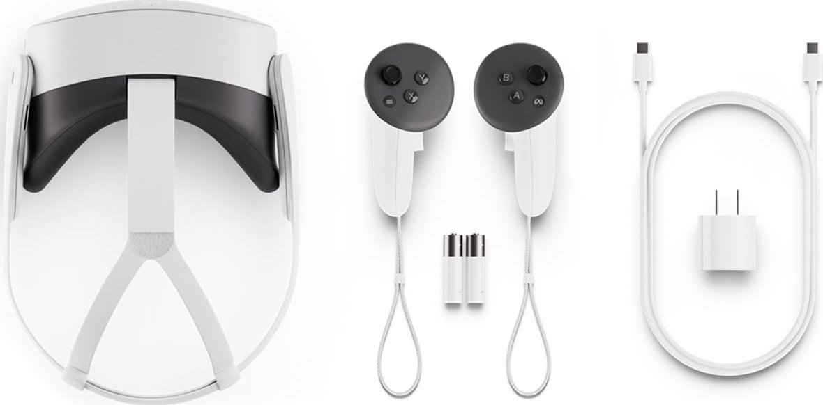 Syze VR Meta Quest 3S, 128GB, pa tela, të bardha