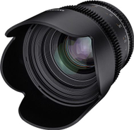 Objektiv kinematografik Samyang 50mm T1.5 VDSLR MK2, bajonetë Sony E, fokus manual, i zi