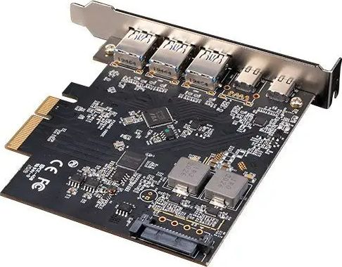 Kartelë zgjeruese Akasa AK-PCCU3-09, PCIe, USB 3.2 10 Gbit/s, e zezë