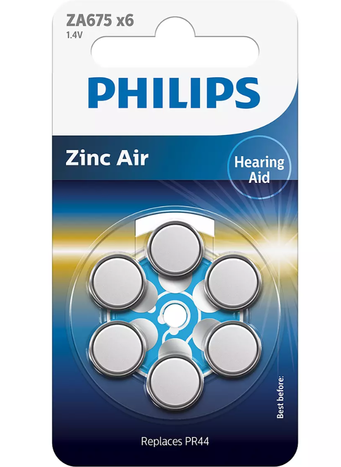 Bateri Philips ZA675B6A/00, PR44 ZA675