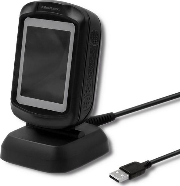 Qoltec Настолен 1D/2D Скенер за Баркод и QR Код, USB