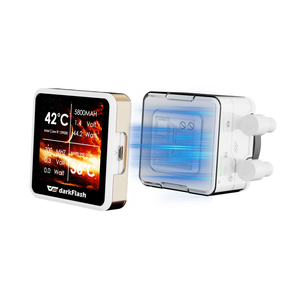 Ftohës Darkflash DE240 AIO Liquid Cooler, 240mm, i bardhë