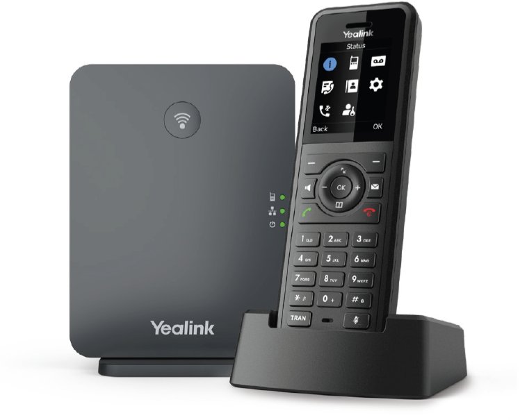 Telefon pa tela Yealink SIP W77P, DECT, VoIP SIP, i zi