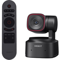 Webcam OBSBOT Tiny 2 Lite Remote Combo, Full HD 1080p, PTZ, i zi