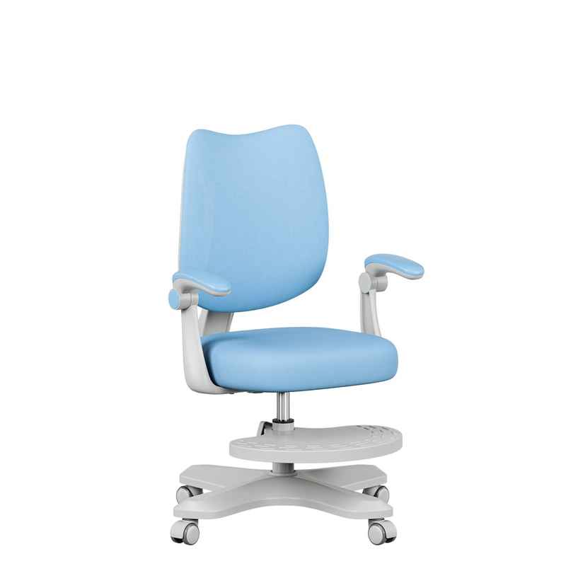 Karrige zyre ergonomike Huzaro Mark Adler Junior 4.6, rrotulluese, për fëmijë, blu