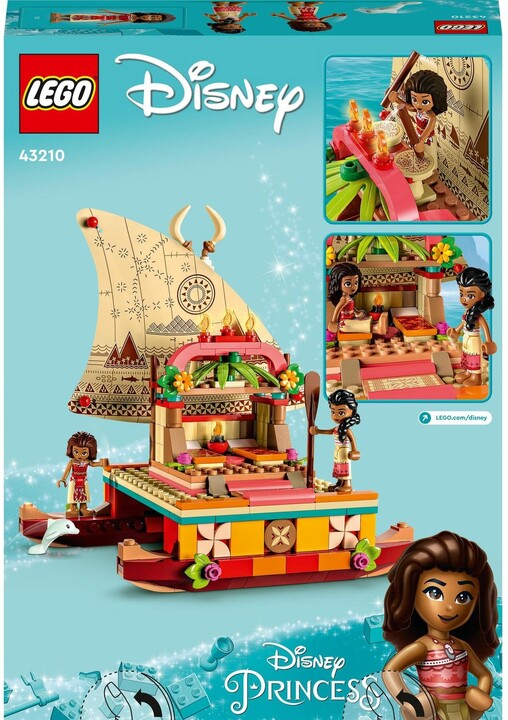 Set LEGO® Disney princess 43210 Viana and her discovery ship, 321 pjesë