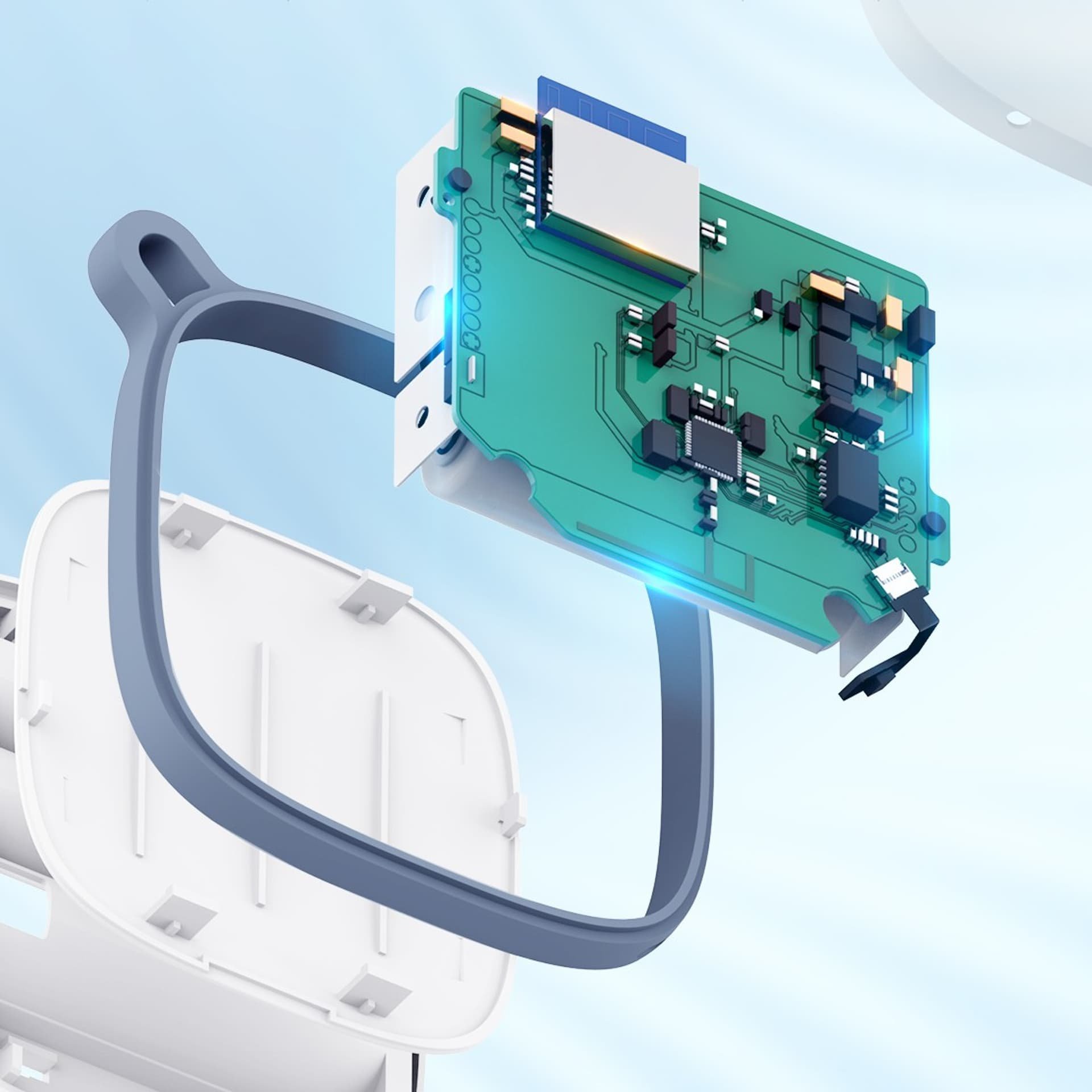 Sensor temperature dhe lagështie Govee H5179, Wi-Fi, monitorim përmes aplikacionit, i bardhë