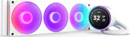 Ftohës uji për procesor NZXT Kraken Elite 360 RGB, 360 mm, ekran IPS 2.72", i bardhë