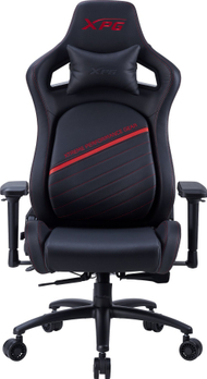 Karrige gaming XPG NEXUS PLUS, mbështetje lumbale dinamike, mbështetëse krahësh 4D, e kuqe