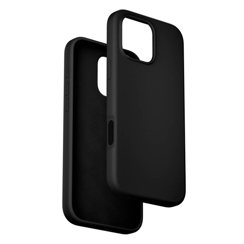 Kapak silikon Vention për iPhone 16 Pro Max, Liquid Silicone, MagSafe, i zi