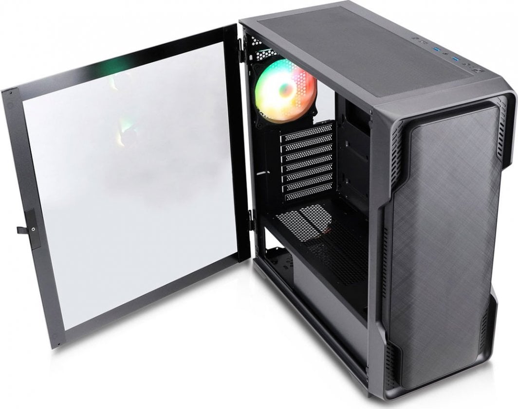 Kasë Nanoxia Deep Silence 9 ARGB, e zezë, Midi Tower