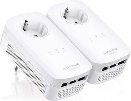 Adapter powerline TP-Link TL-PA8030P Kit, 1200Mb/s, 3 porta Gigabit, i bardhë