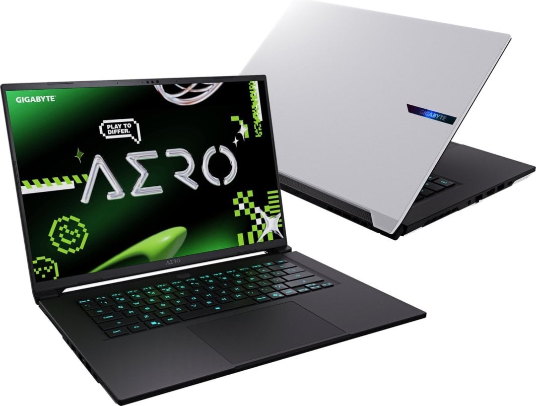 Laptop Gigabyte AERO X16, 16", Ryzen AI 7 350, 32 GB, 1 TB, RTX 5070, 165 Hz, i bardhë/zi