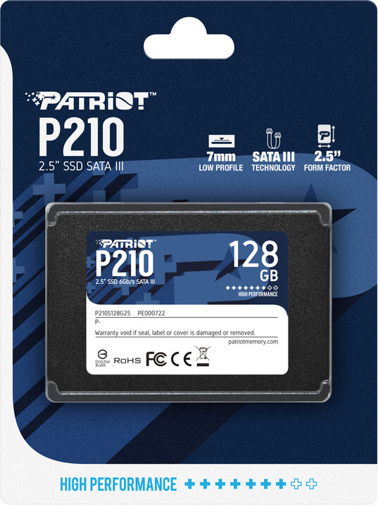 Hard disk Patriot P210, 2,5'' - 128GB