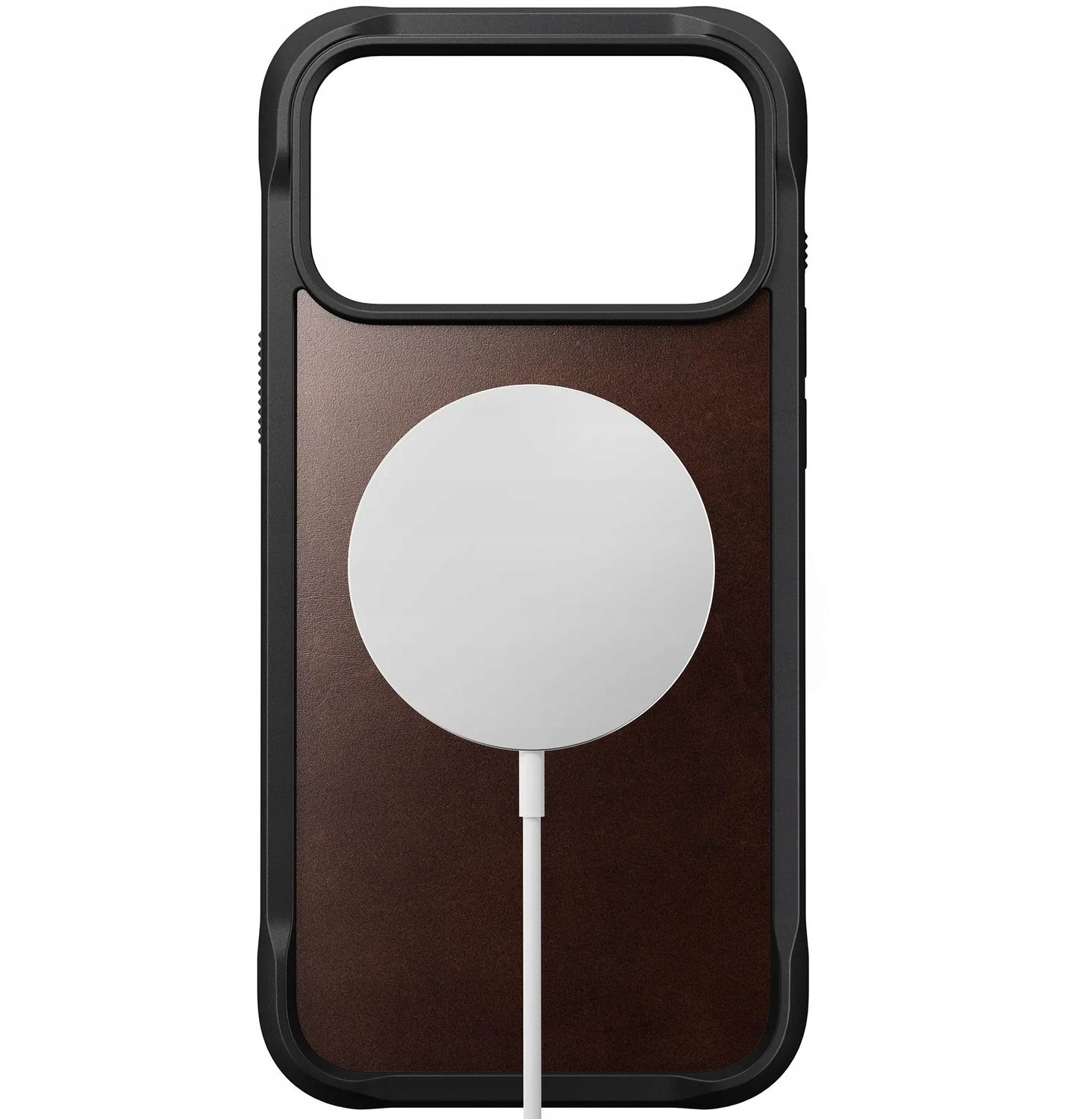 Futrollë Nomad MagSafe Leather Case, për iPhone 17 Pro Max, lëkurë, e zezë