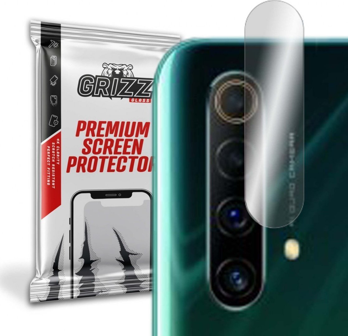Mbrojtës kamerë GrizzGlass Hybrid, për Realme X50 5G, transparent