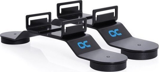Këmbë radiatorësh Alphacool Universal Feet, për radiatorë PC, metal, të zeza