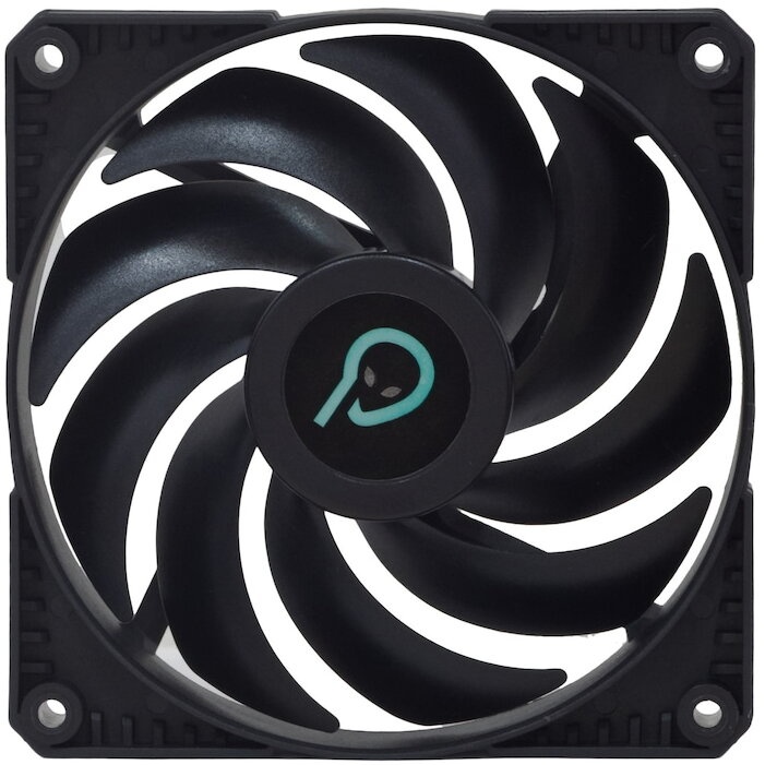 Ventilator kthese për PC Fan Spacer 120mm, 1600RPM, i zi