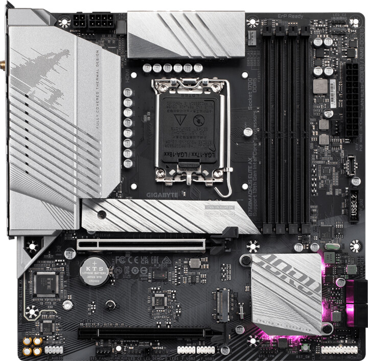 Pllakë amë GIGABYTE B760M AORUS ELITE AX - Intel B760