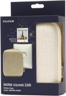 Çantë mbrojtëse Fujifilm Instax SQUARE Link, për printer smartphone, Woven Ivory