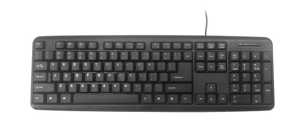 Tastierë Gembird KB-U-103, USB, e zezë