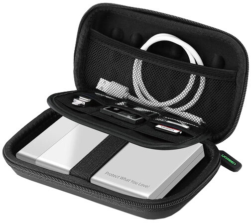 Këllëf mbrojtës UGREEN për disk 2.5", i zi 