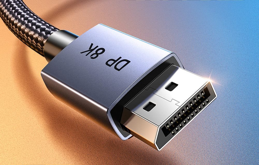 Kabllo Ugreen DP120 DisplayPort 1.4 8K60Hz 32.4Gbps, 2m, e zezë