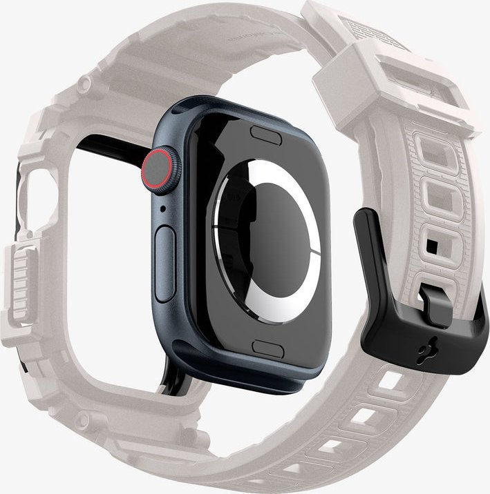 Rrip me mbrojtëse për orë Spigen Rugged Armor Pro për Apple Watch Series 10 42mm, TPU, Dune Beige